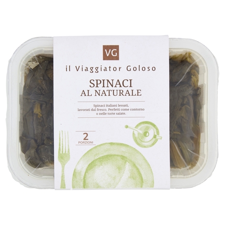 Spinaci al Naturale Il Viaggiator Goloso